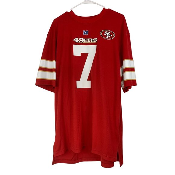 Kaepernick San Francisco 49ers NFL Team Apparel Red Jersey XL RT10285 GUC - Picture 2 of 9